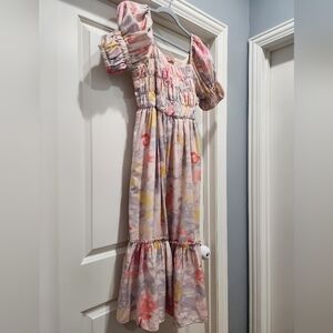 JessaKae Pastel Floral Kids Dress